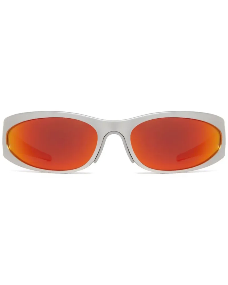 Balenciaga Reverse XP Wrap Sonnenbrille - Silber Silber