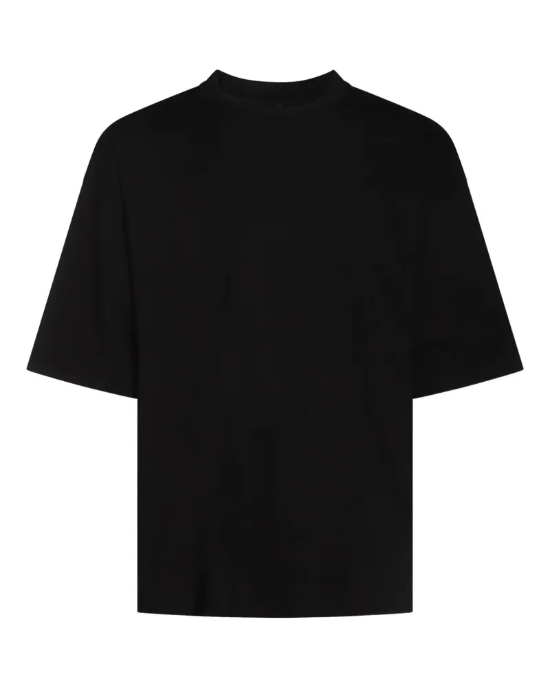 THOM KROM T-Shirt mit Rundhalsausschnitt - Schwarz Schwarz