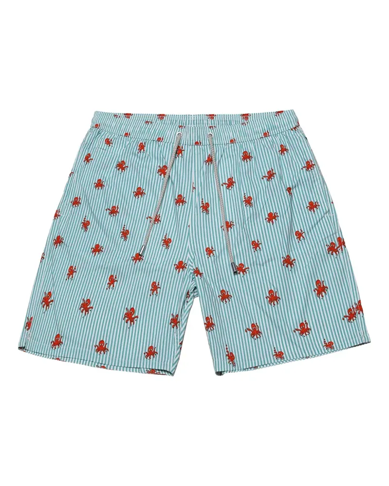 MC2 Saint Barth octopus-print swim shorts - Blau Blau
