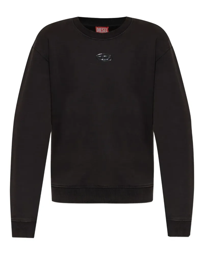 Diesel Sweatshirt mit Logo-Detail - Schwarz Schwarz