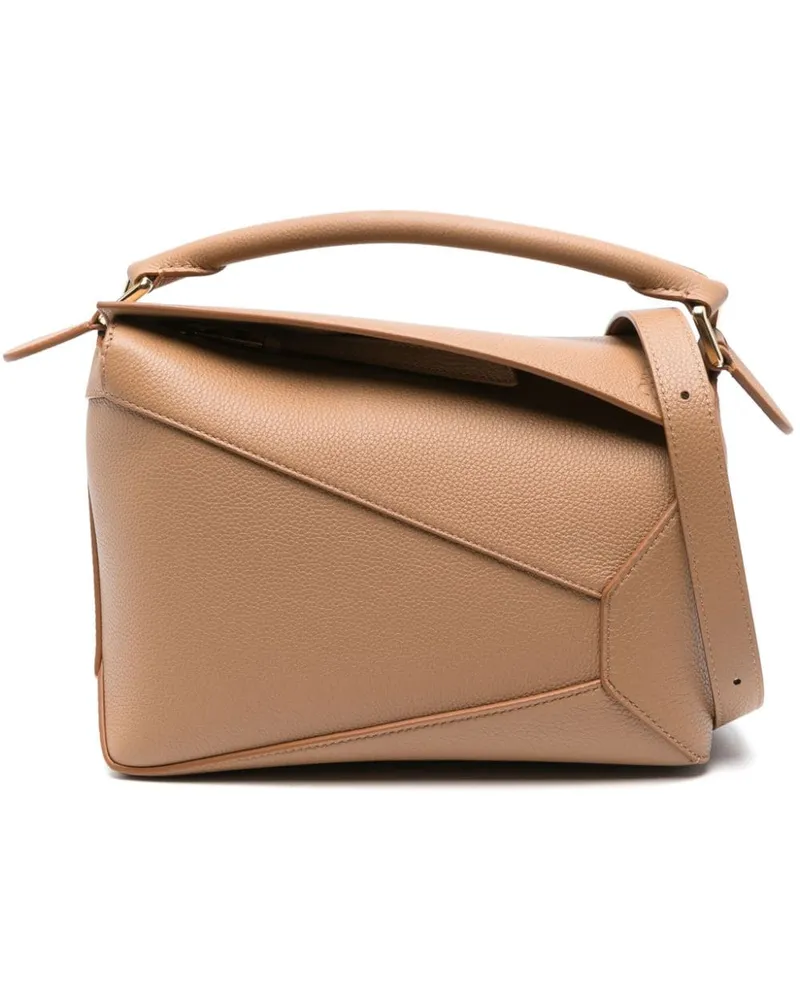 Loewe Kleine Puzzle Handtasche - Braun Braun