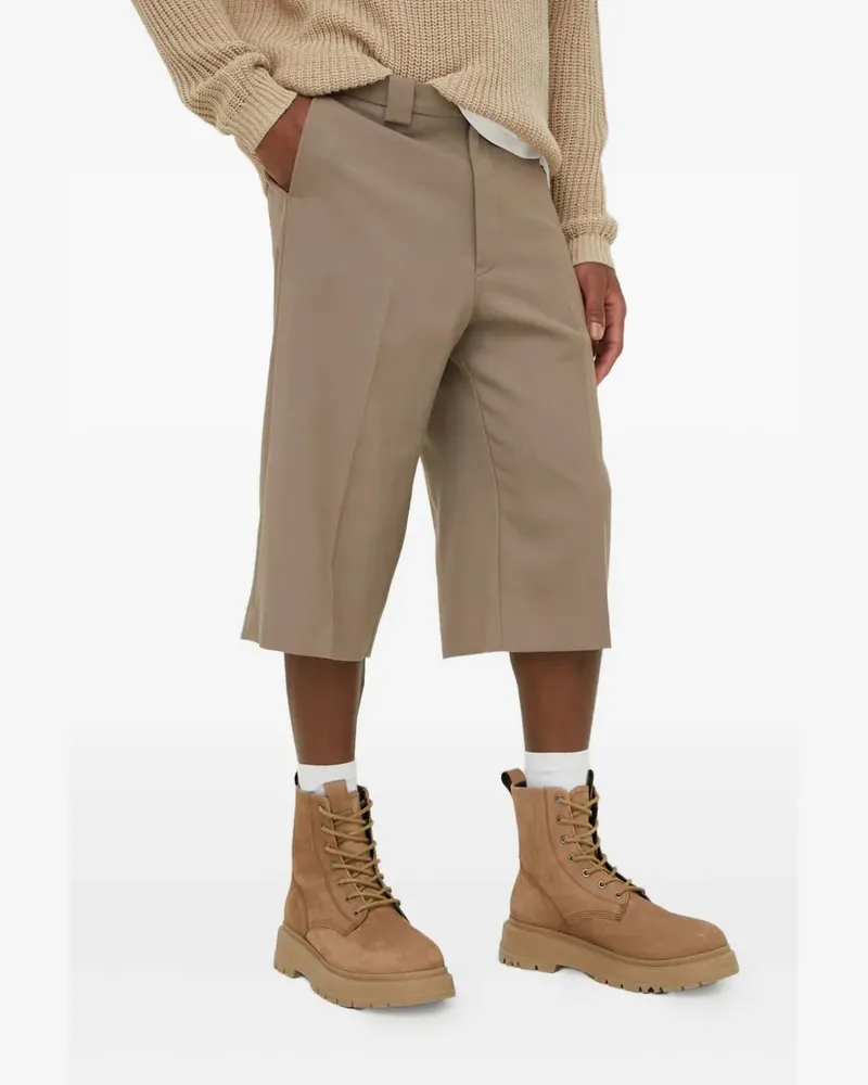 Won Hundred belt-loop shorts - Nude Nude