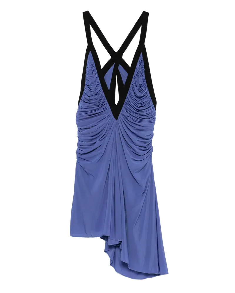 Christopher Esber Minikleid mit V-Ausschnitt - Blau Blau
