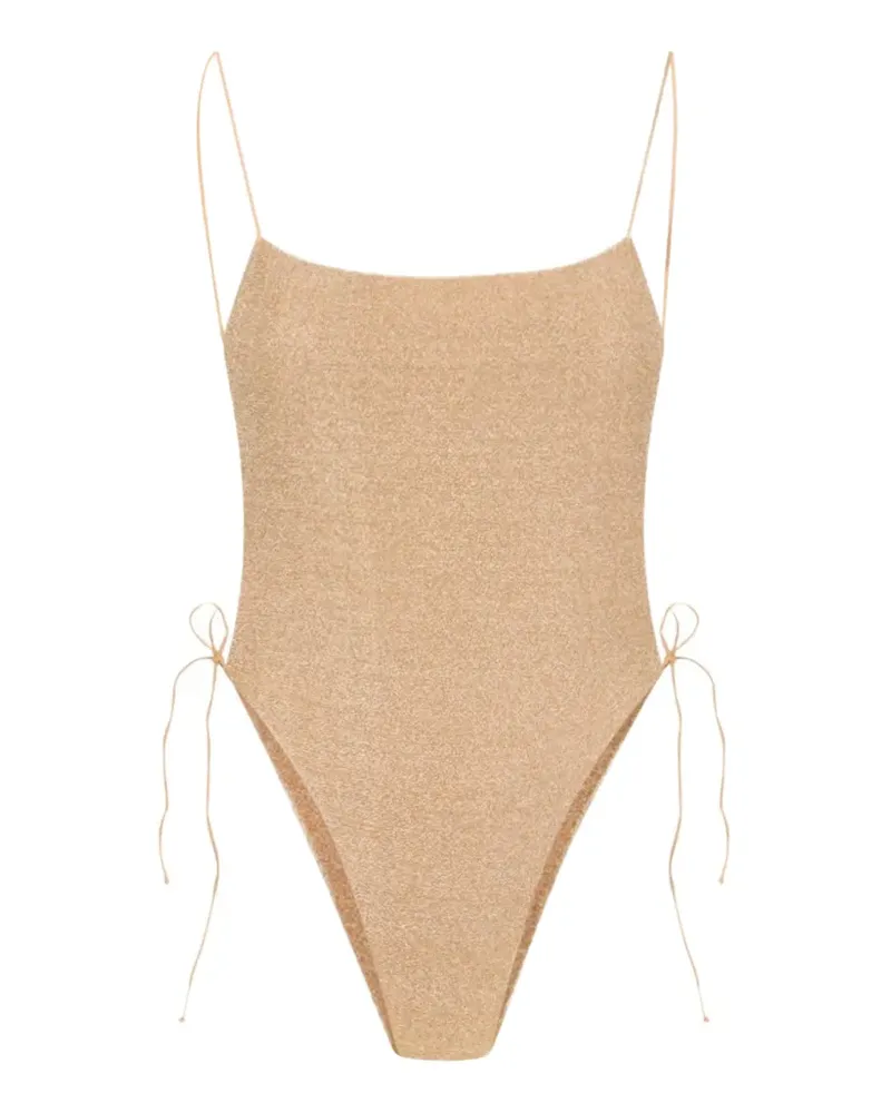 Oséree Lumière open-back swimsuit - Nude Nude