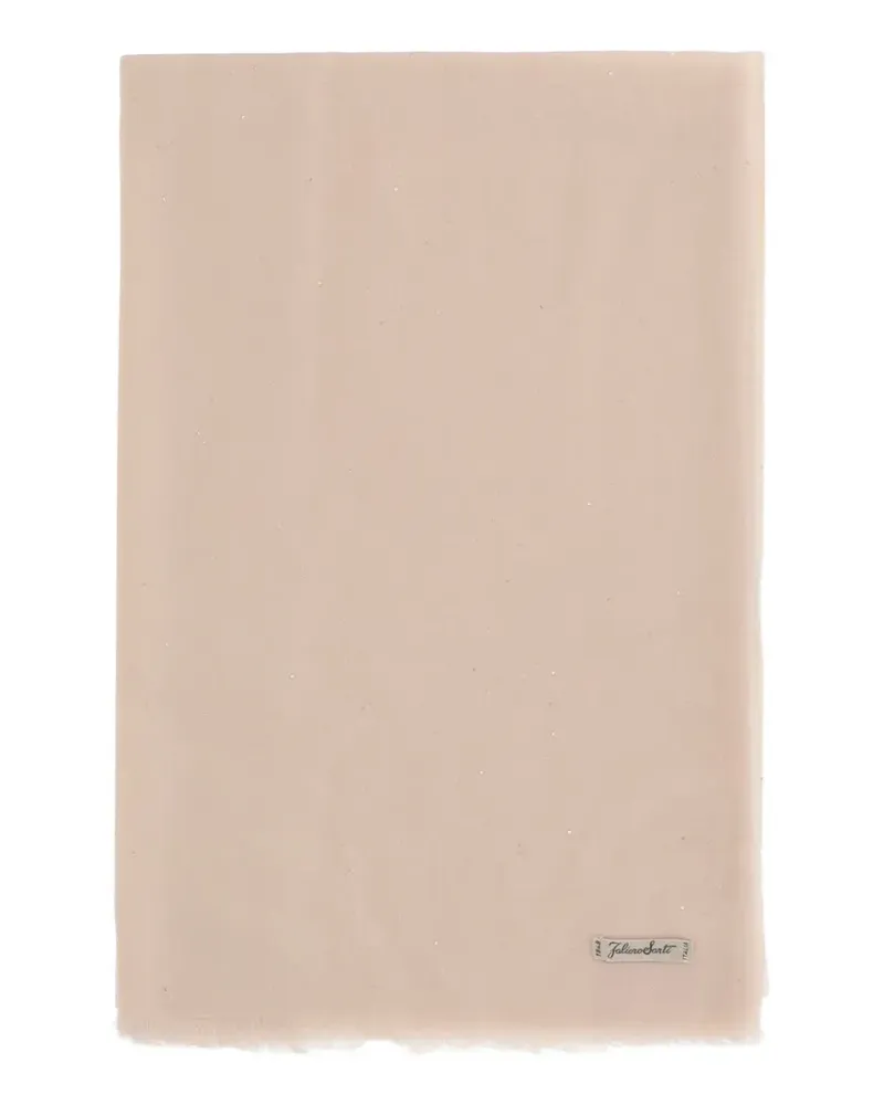 Faliero Sarti Raissa fringed scarf - Nude Nude