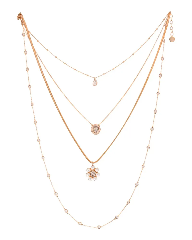 Anton Heunis Thalasse crystal-embellished necklace - Rosa Rosa