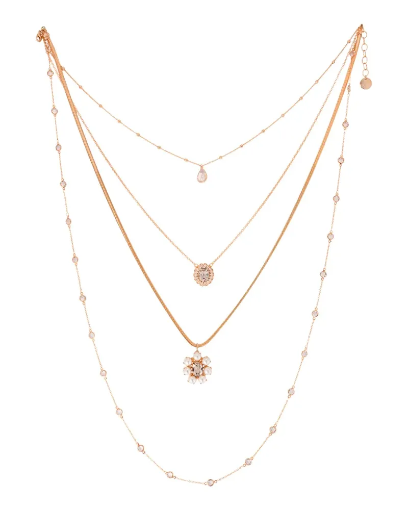 Anton Heunis Thalasse crystal-embellished necklace - Rosa Rosa