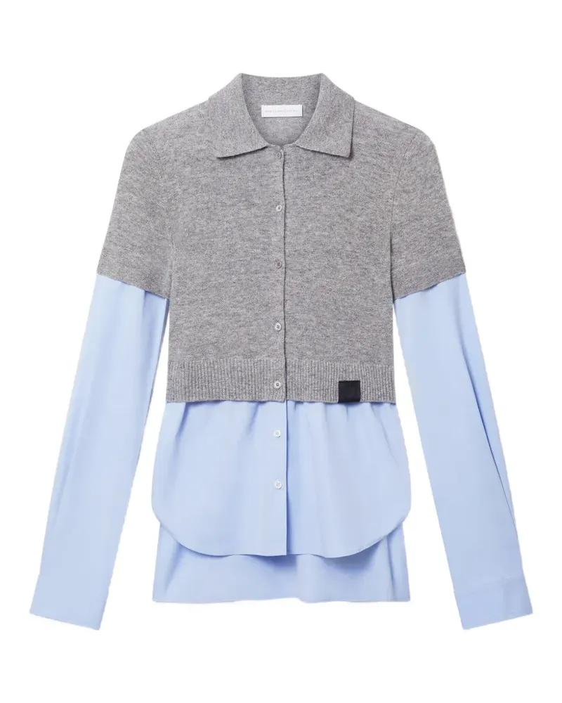 Stella McCartney Cardigan im Layering-Look - Grau Grau