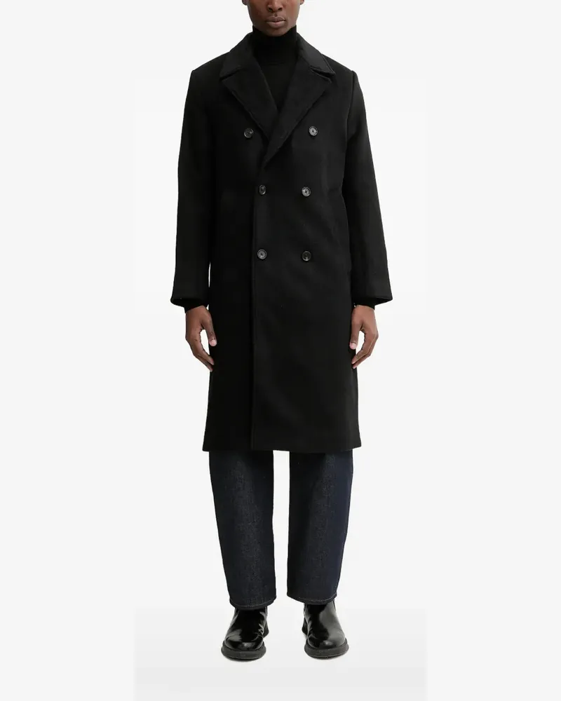 Abercrombie & Fitch long-sleeves double-breasted coat - Schwarz Schwarz
