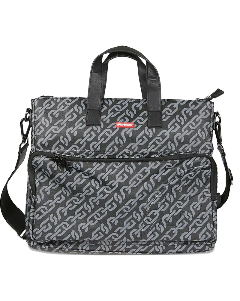 Sprayground printed holdall - Schwarz Schwarz
