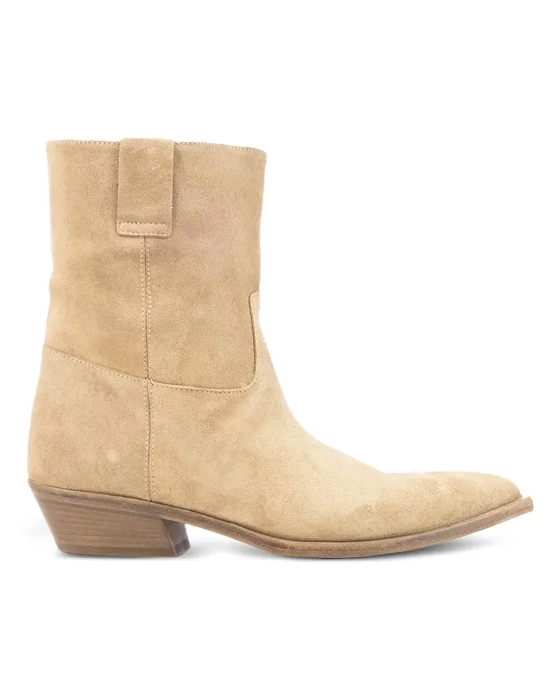 Officine Creative Italia suede boots - Nude Nude