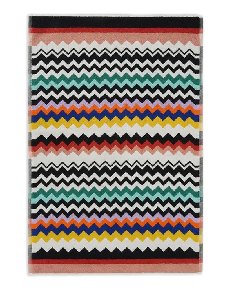Missoni Home Best chevron-pattern bath mat - Weiß Weiß