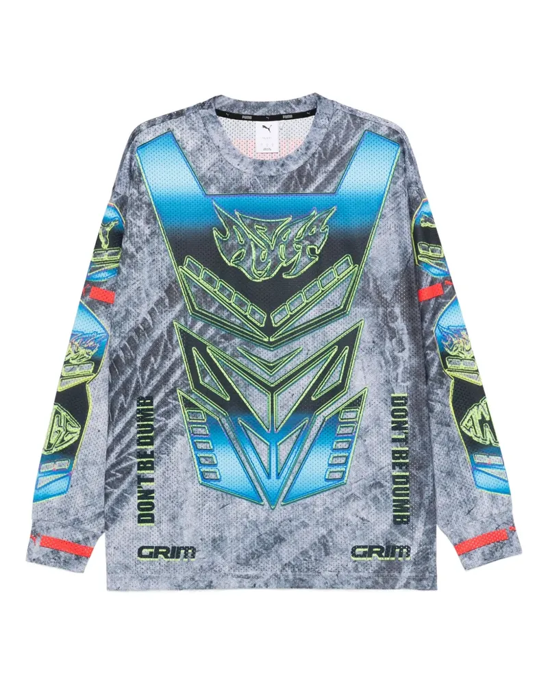 Puma x A$AP Rocky Moto Armor Langarmshirt - Grau Grau