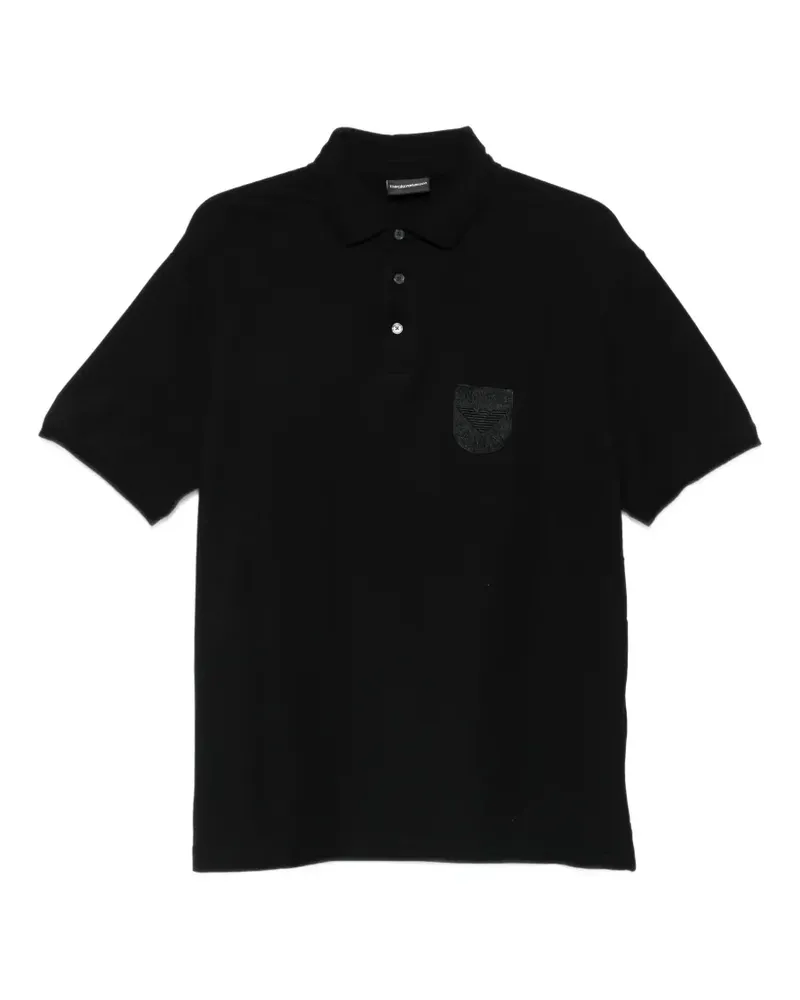 Emporio Armani short-sleeve polo shirt - Schwarz Schwarz