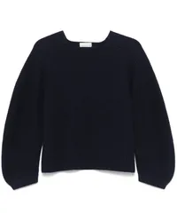 forte_forte Pullover mit Sichelmond Blau