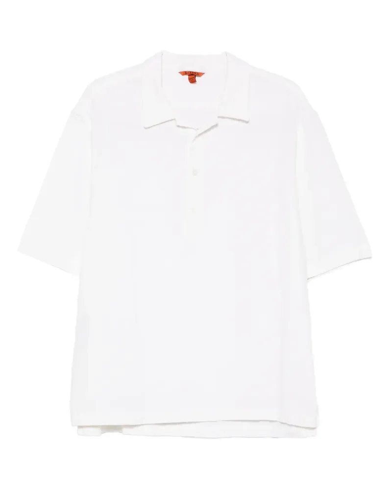 BARENA point-collar polo shirt - Weiß Weiß