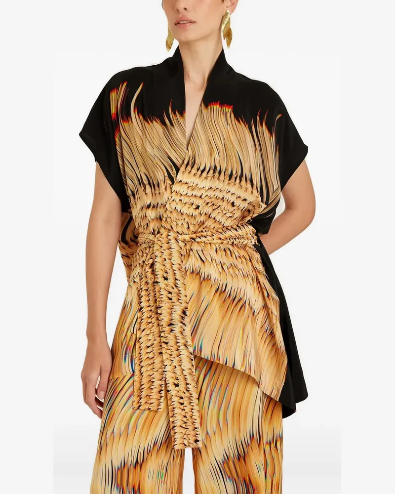 Lenny Niemeyer Jacke mit abstraktem Print - Nude Nude