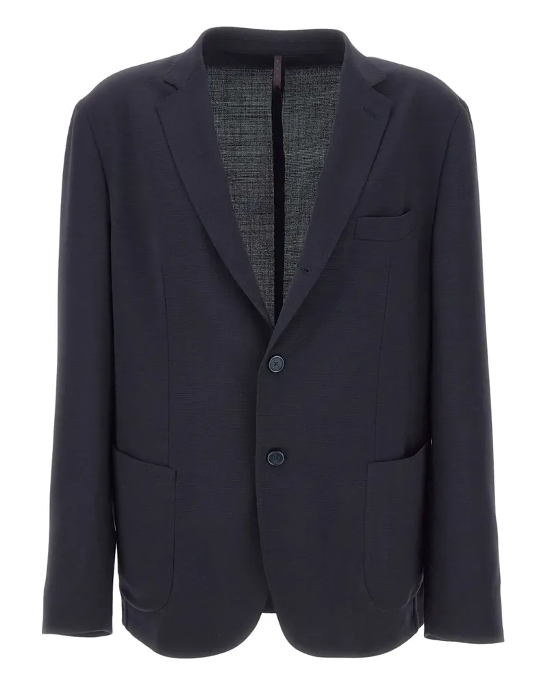 Biagio Santaniello Sakko mit aufgesetzten Taschen - Blau Blau