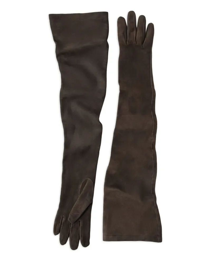 Brunello Cucinelli Handschuhe aus Wildleder - Braun Braun