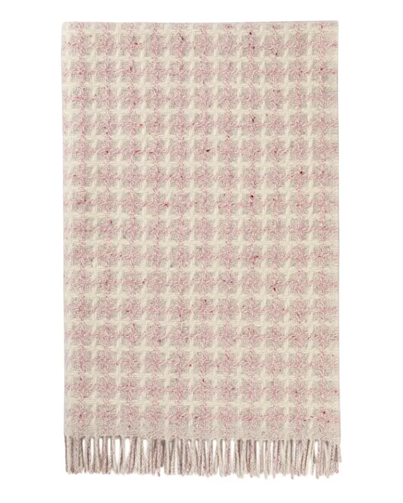Johnstons of Elgin Karierte Decke - Rosa Rosa