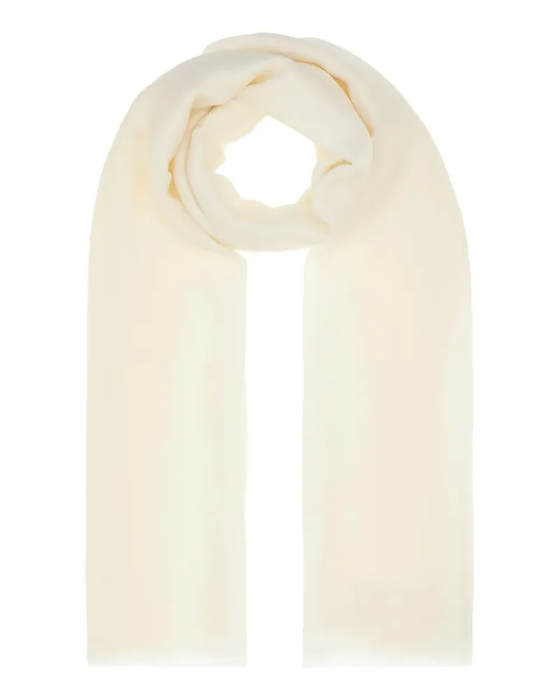 Max Mara Klassischer Schal - Weiß Weiß
