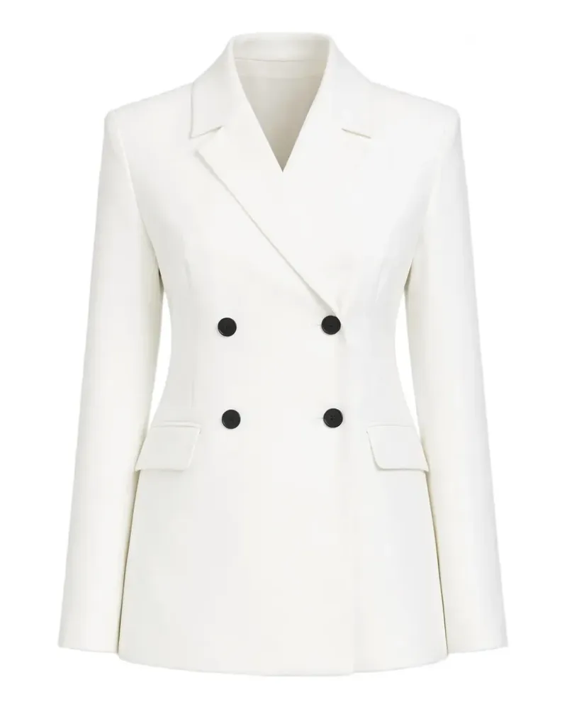 Twin-Set buttoned double-breasted blazer - Weiß Weiß