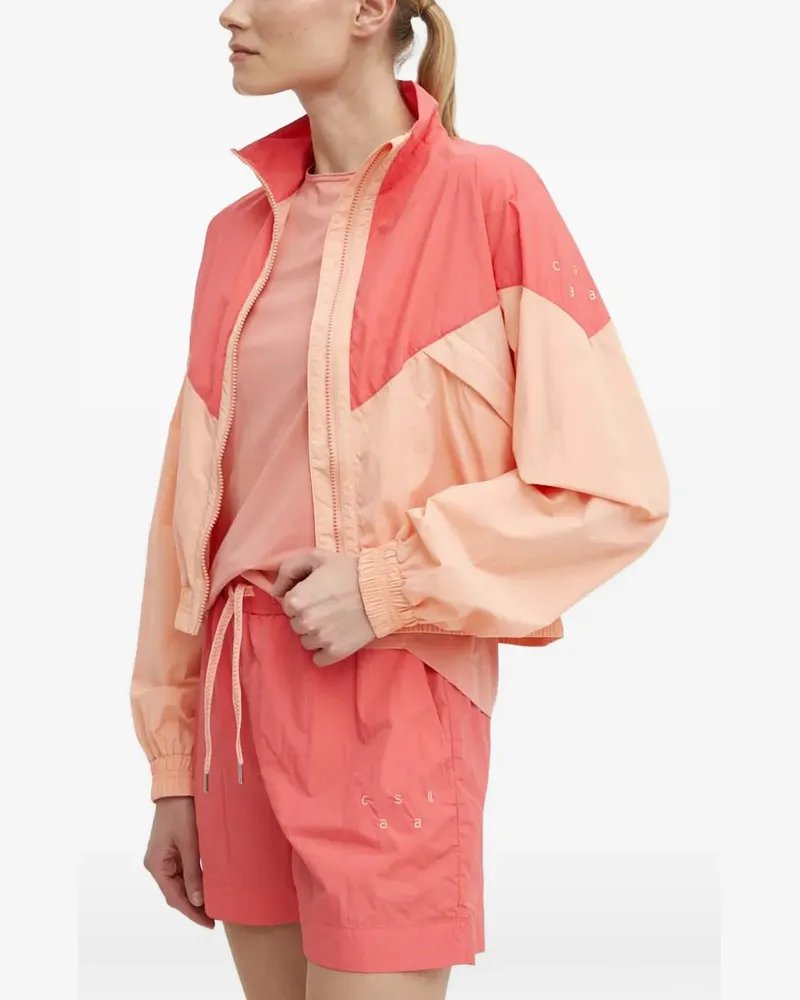 Casall colour-block zip-up jacket - Orange Orange