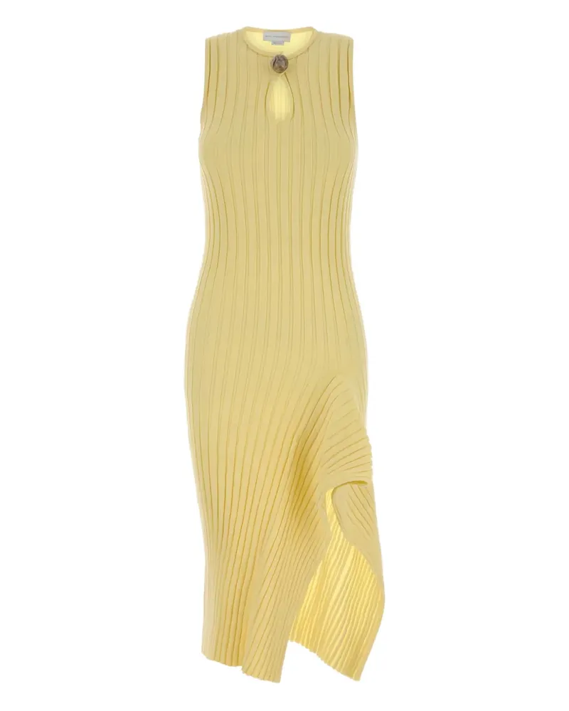 Stella McCartney Ärmelloses Midikleid - Gelb Gelb