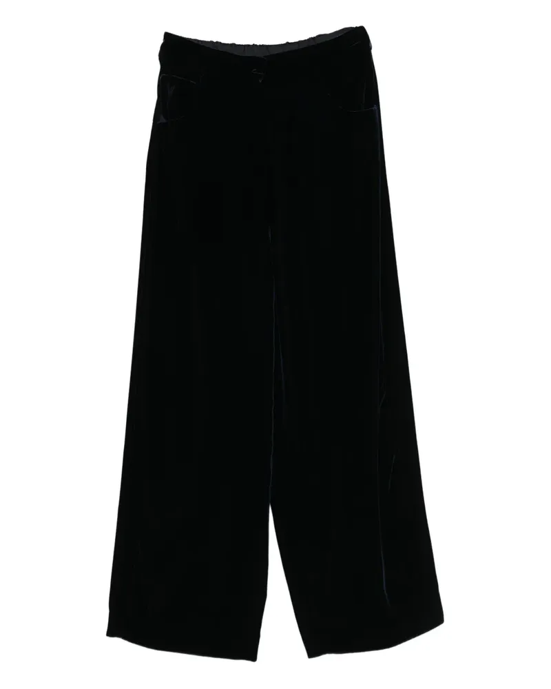 Emporio Armani velvet trousers - Blau Blau