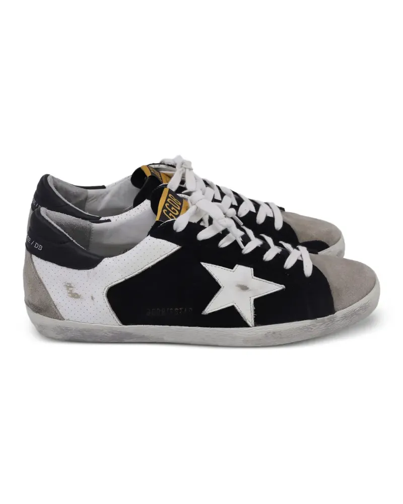 Golden Goose Superstar Sneakers aus Wildleder - Schwarz Schwarz