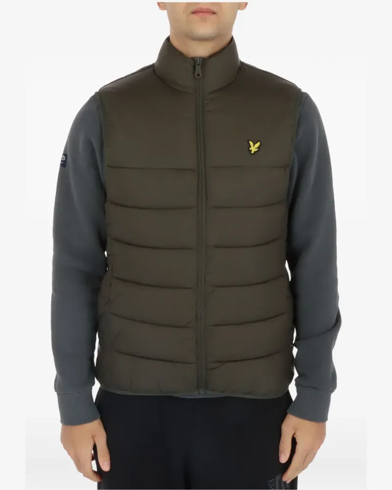 Lyle & Scott quilted padded gilet - Grün Grün