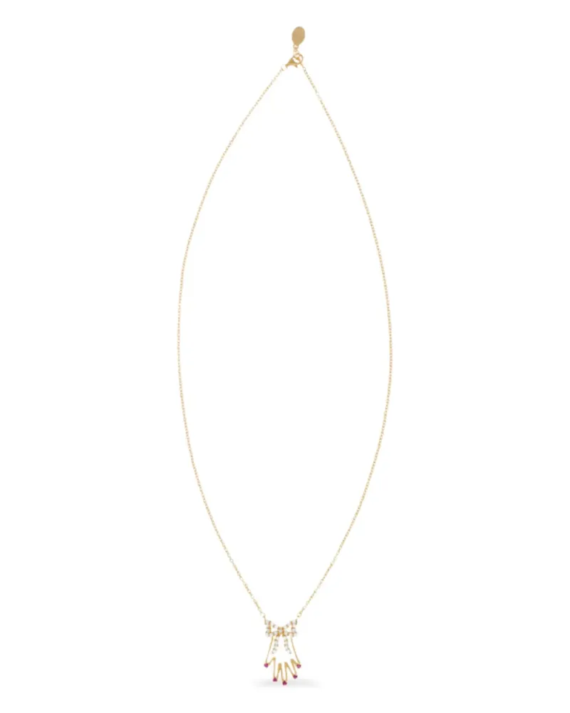 Vivetta Verzierte Handy Halskette - Gold Gold