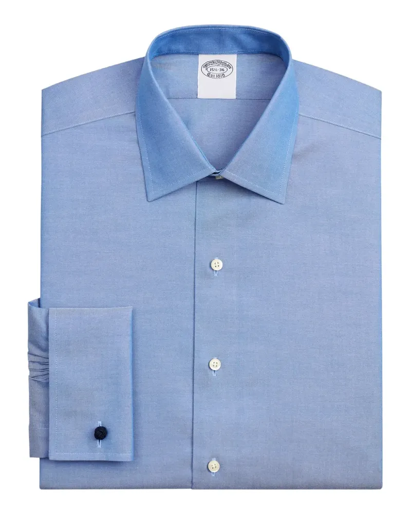 Brooks Brothers ainsley-collar long-sleeve shirt - Blau Blau