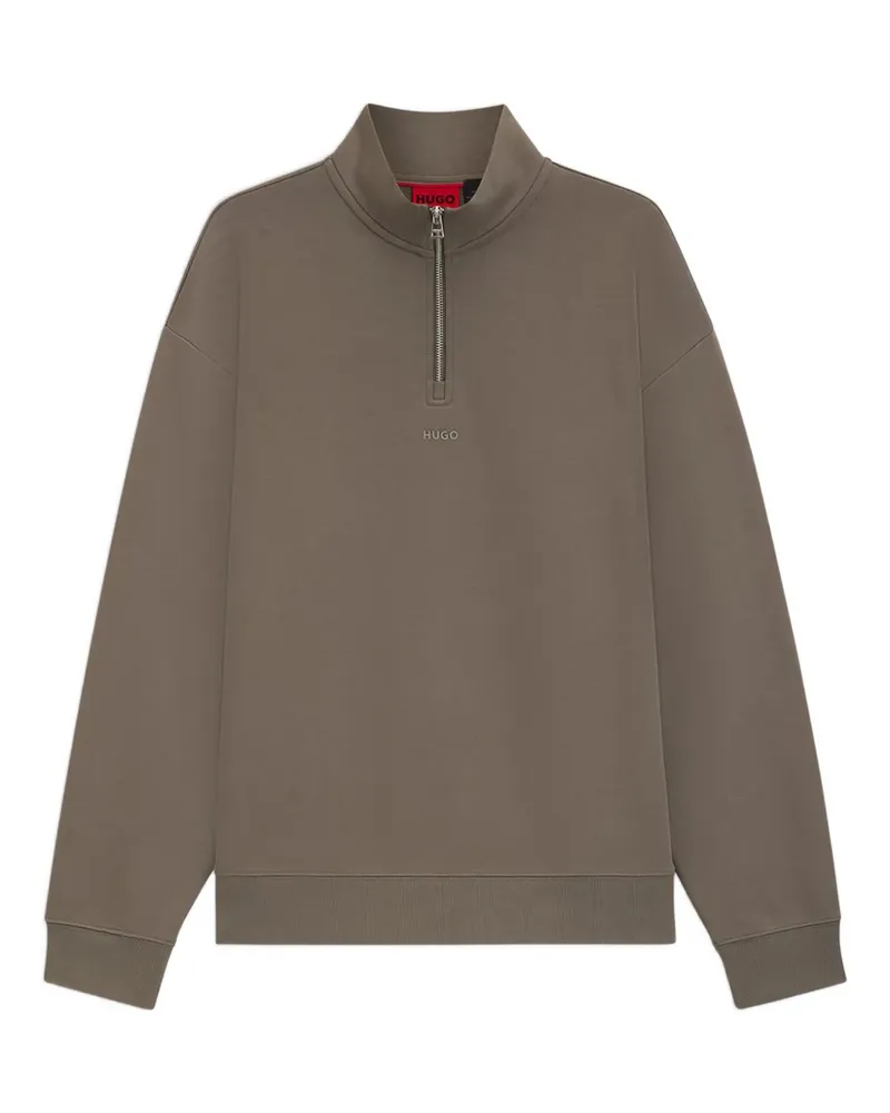 HUGO BOSS zip-up sweatshirt - Grau Grau