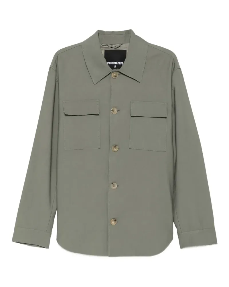 Patrizia Pepe chest-pocket button-up jacket - Grün Grün