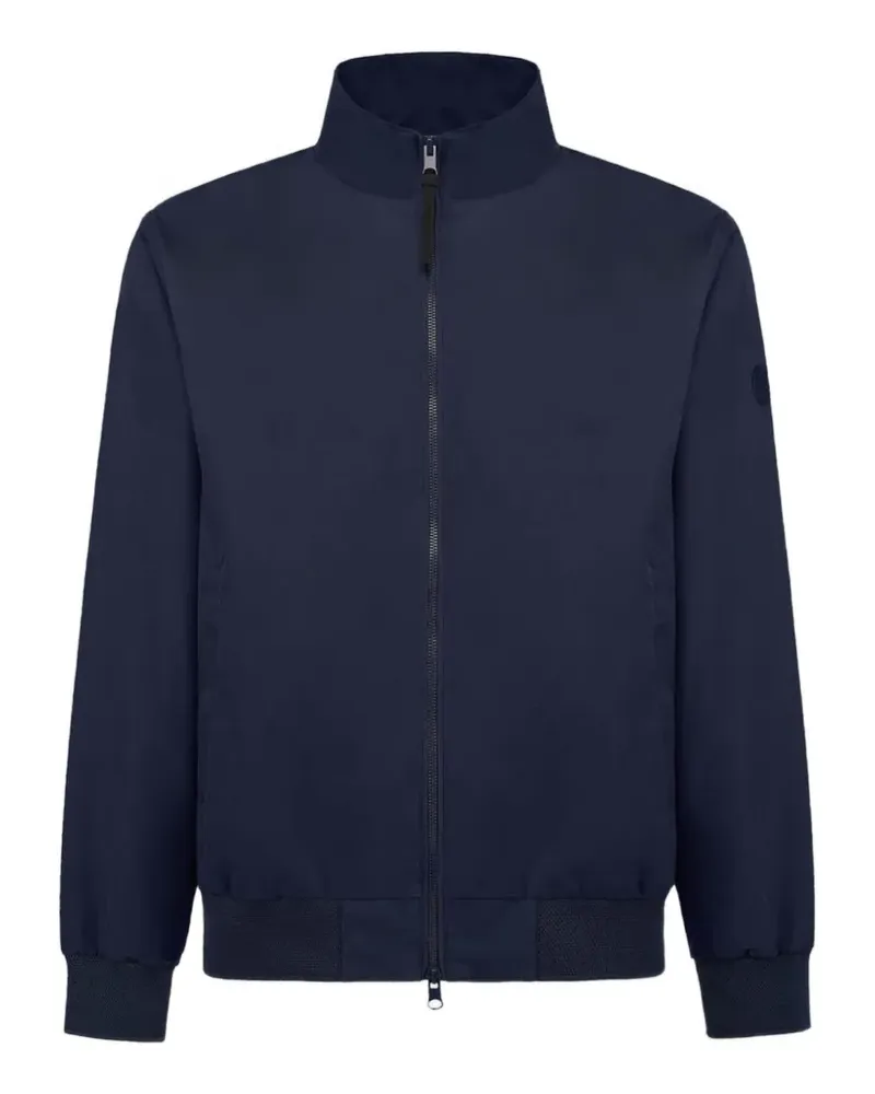 People of Shibuya zip-up high-neck jacket - Blau Blau