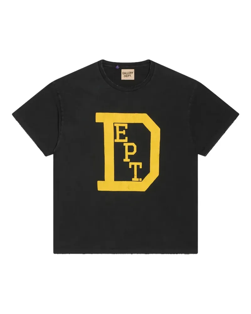 GALLERY DEPT. logo-print T-shirt - Schwarz Schwarz
