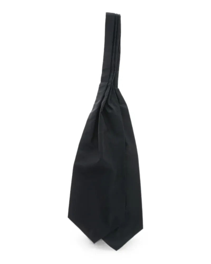 Corneliani striped ascot tie - Blau Blau
