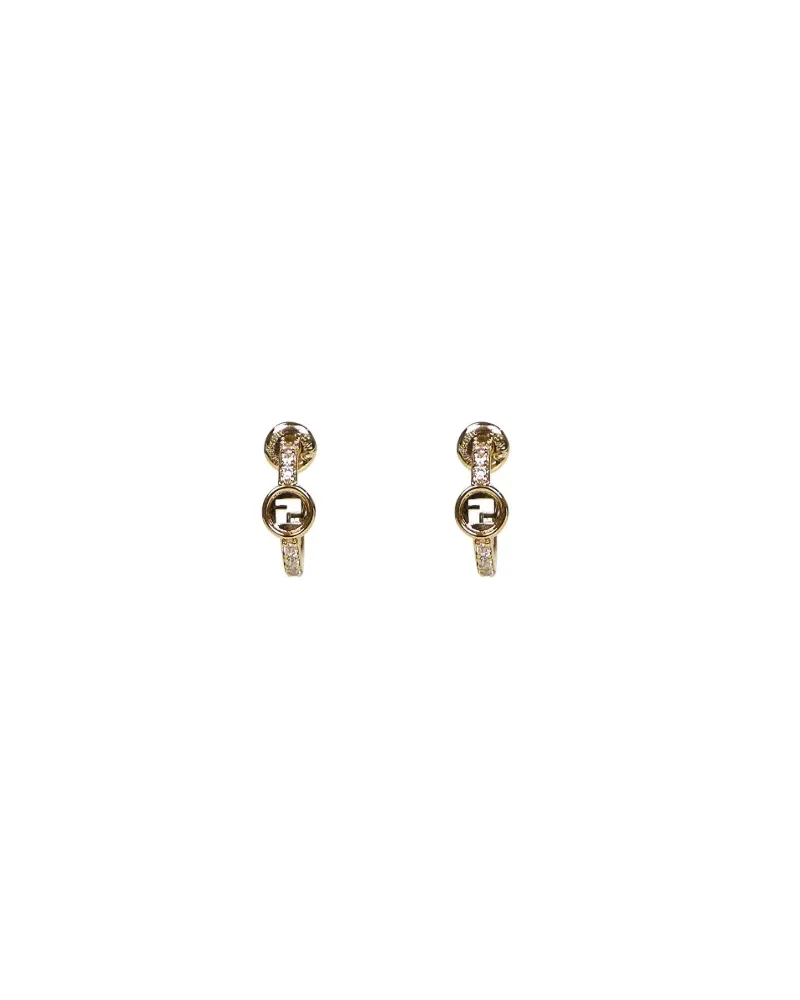 Fendi EverRound earrings - Gold Gold