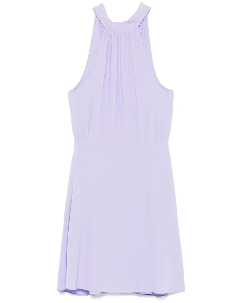Patrizia Pepe Minikleid mit Neckholder - Violett Violett