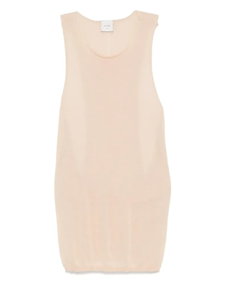 ALYSI Klassisches Trägershirt - Nude Nude
