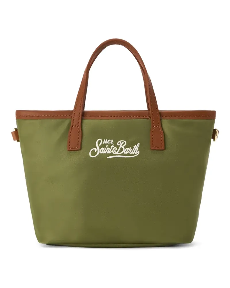 MC2 Saint Barth City Tote Bag mit Besatz - Grün Grün