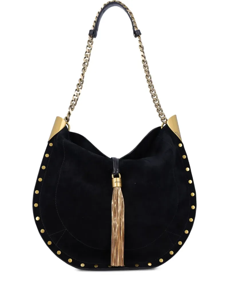 Isabel Marant Schultertasche mit Quaste - Schwarz Schwarz