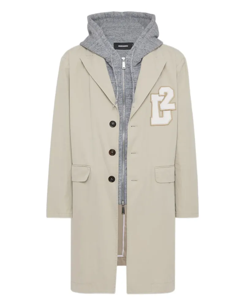 Dsquared2 Mantel mit Kapuze - Nude Nude