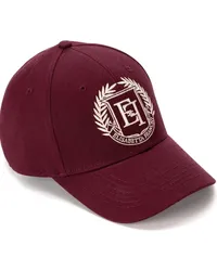 Elisabetta Franchi Baseballkappe mit Logo-Stickerei Rot