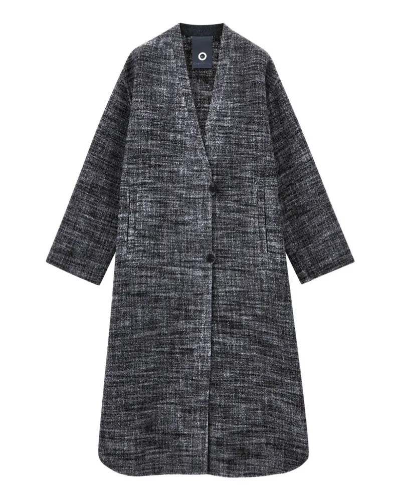 Giorgio Armani Mantel mit Knopfverschluss - Grau Grau