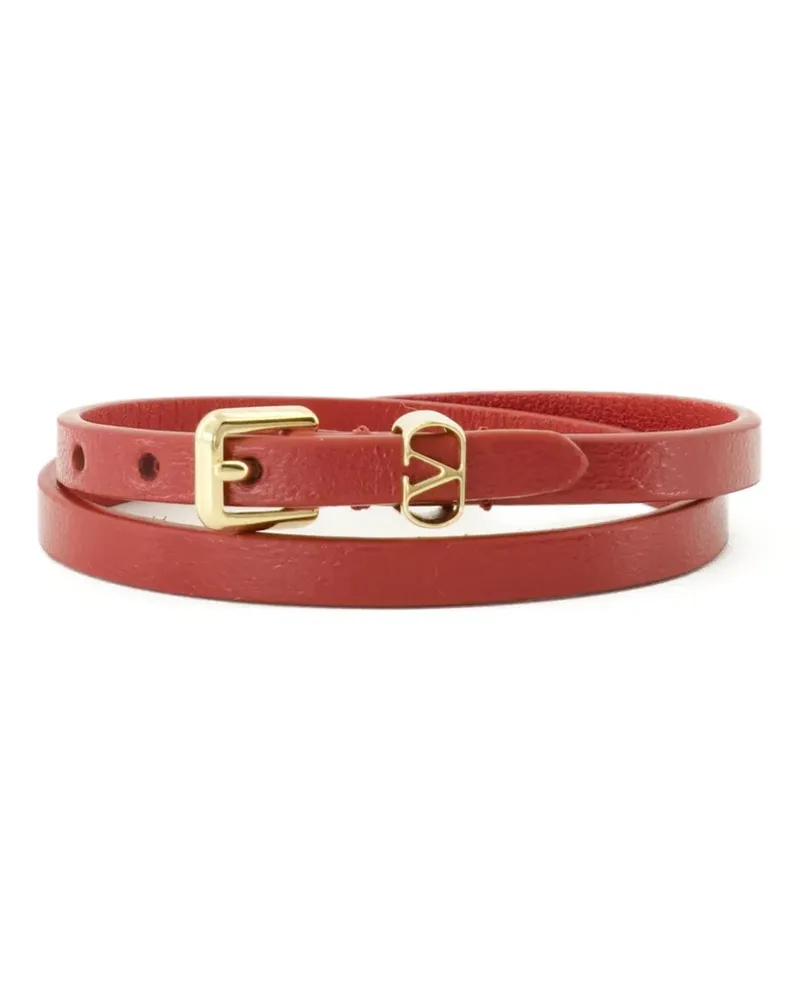 Valentino Garavani VLogo Signature wrap bracelet - Rot Rot