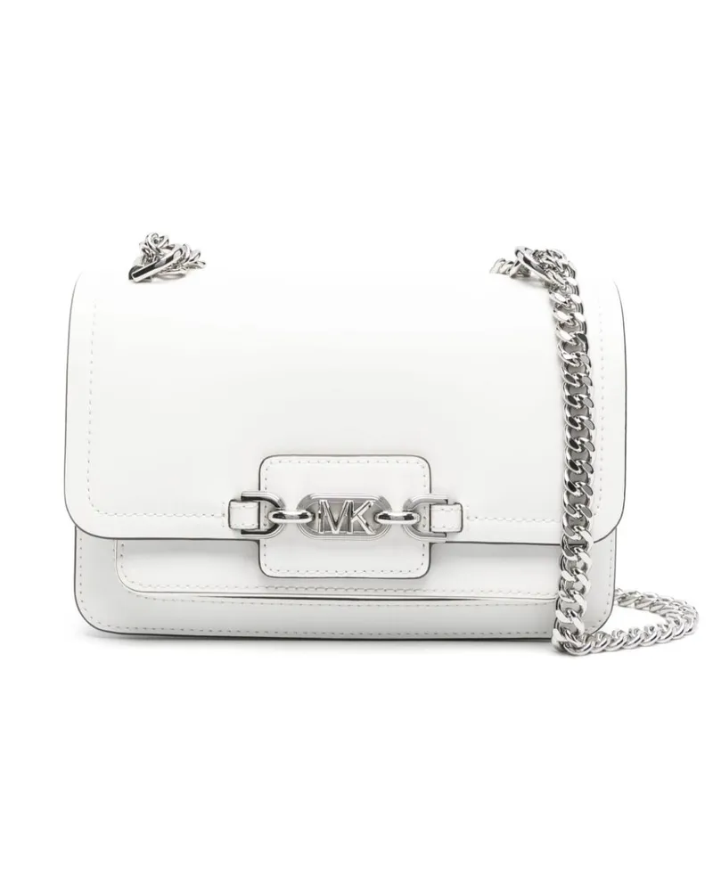 Michael Kors Große Heather Schultertasche - Weiß Weiß