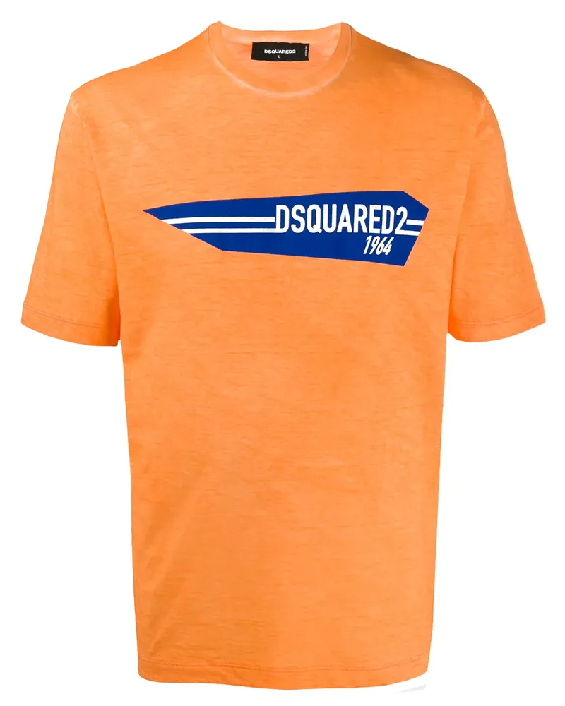 Dsquared2 T-Shirt mit Logo - Orange Orange