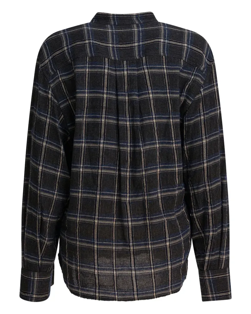 Isabel Marant check-pattern blouse - Schwarz Schwarz